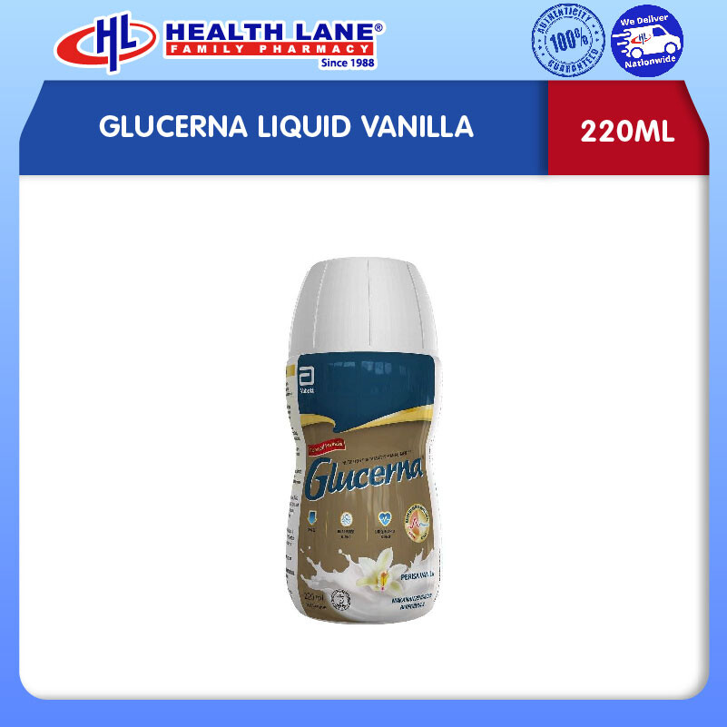 GLUCERNA LIQUID VANILLA 220ML